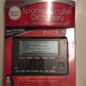 Spanish English electronic dictionary
